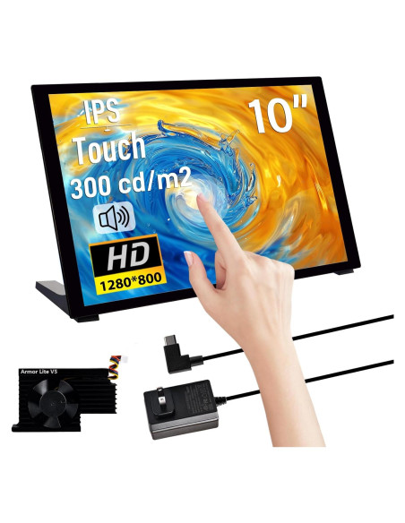 Pantalla Táctil Capacitiva 10.1" GeeekPi 1280x800 HDMI Pantalla Táctil Capacitiva 10.1" GeeekPi 1280x800 HDMI
