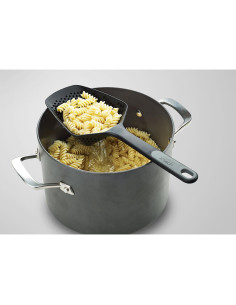 Colador Cuchara Drenadora Joseph Joseph Scoop Plus Grande Negro 2