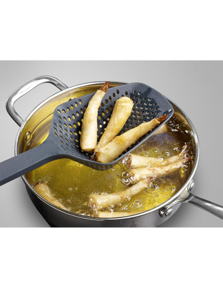 Colador Cuchara Drenadora Joseph Joseph Scoop Plus Grande Negro Colador Cuchara Drenadora Joseph Joseph Scoop Plus Grande Negro