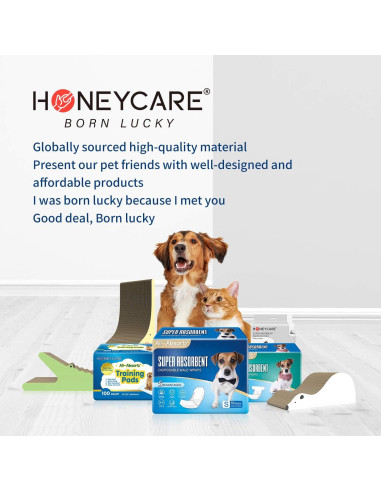 Pañales Desechables para Perros Machos HONEY CARE 50 Unidades