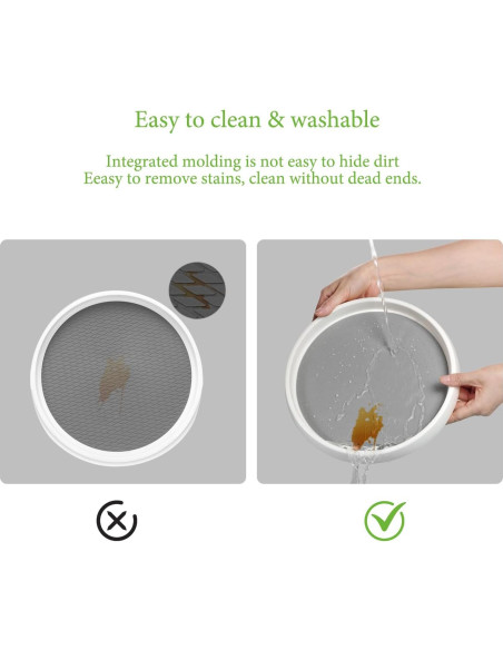 Organizador Giratorio Lazy Susan Amolliar 2 Niveles 10" Organizador Giratorio Lazy Susan Amolliar 2 Niveles 10"
