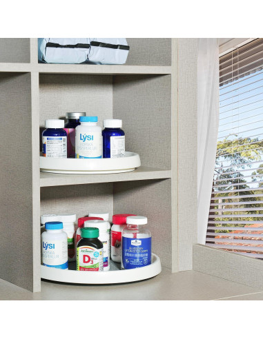 Organizador Giratorio Lazy Susan Amolliar 2 Niveles 10"
