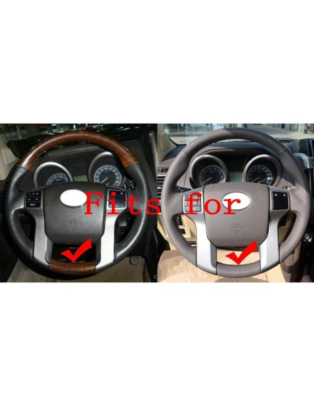 Cubierta de Volante DIY Eiseng para Toyota Tacoma/Tundra/4Runner Cubierta de Volante DIY Eiseng para Toyota Tacoma/Tundra/4Runner