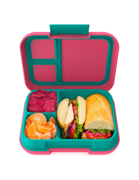 Bentgo Pop Caja de Almuerzo 5 Tazas Coral Teal a Prueba de Fugas Bentgo Pop Caja de Almuerzo 5 Tazas Coral Teal a Prueba de Fugas