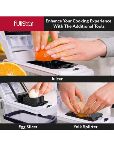 Cortador de Verduras Fullstar 9 en 1 con Bandeja 1.5L