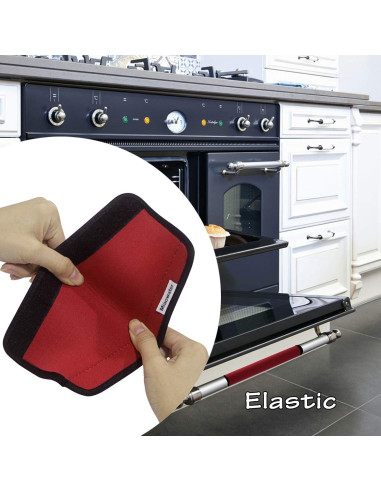 Cubiertas de Mango Antideslizantes Miaowater 2PCS Neopreno Rojo