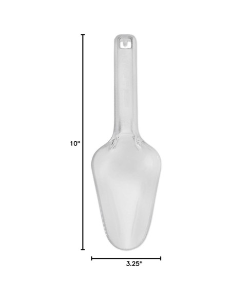 Cuchara de Hielo Rubbermaid 6 oz Transparente Apta Lavavajillas Cuchara de Hielo Rubbermaid 6 oz Transparente Apta Lavavajillas