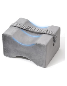 Almohada para Rodillas UJPFEO - Espuma Viscoelástica Gris