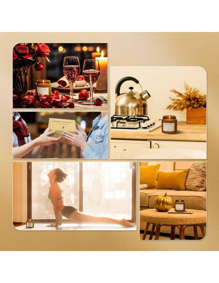 Conjunto de Velas Aromáticas BOYUJK para Sueño y Relajación Conjunto de Velas Aromáticas BOYUJK para Sueño y Relajación