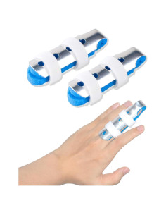 Férulas Metálicas para Dedos TAROYQASUL - 2 Pcs Grande