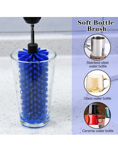 Cepillo de Taladro DkOvn para Ruedas y Botellas Azul 0.64 cm