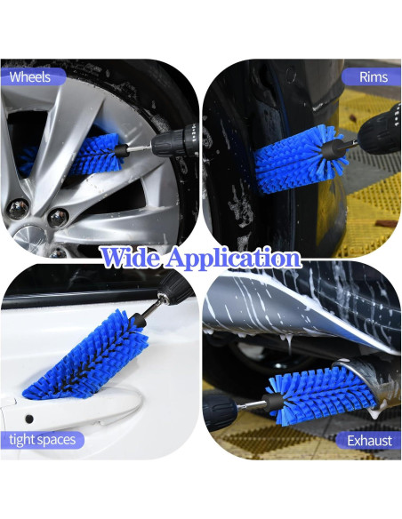 Cepillo de Taladro DkOvn para Ruedas y Botellas Azul 0.64 cm Cepillo de Taladro DkOvn para Ruedas y Botellas Azul 0.64 cm