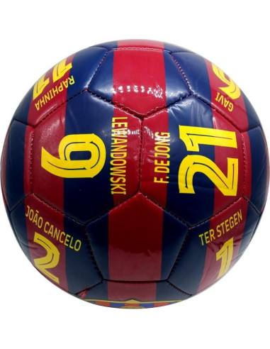 Balón de Fútbol Oficial F.C. Barcelona Tamaño 5 PVC