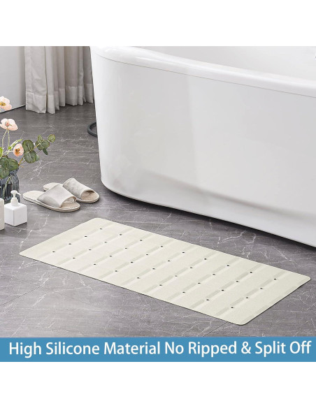 Alfombrilla de Baño Plegable Webos 91x45 cm Antideslizante Beige Alfombrilla de Baño Plegable Webos 91x45 cm Antideslizante Beige