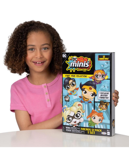 Paquete de 12 Figuras Coleccionables DC Minis Micro Jakks Paquete de 12 Figuras Coleccionables DC Minis Micro Jakks