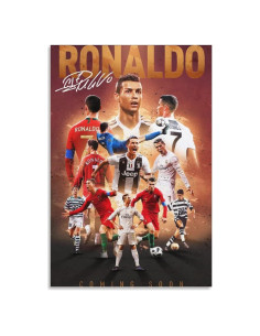 Póster de Lienzo Cristiano Ronaldo 30x45cm Decoración Hogar