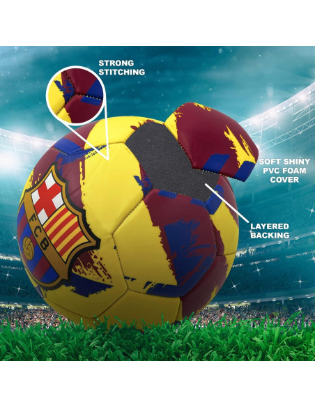 Balón de Fútbol Tamaño 3 Oficial FC Barcelona Icon Sports Balón de Fútbol Tamaño 3 Oficial FC Barcelona Icon Sports
