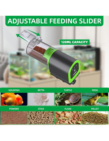 Alimentador Automático de Peces FREESEA FS-32 Recargable USB