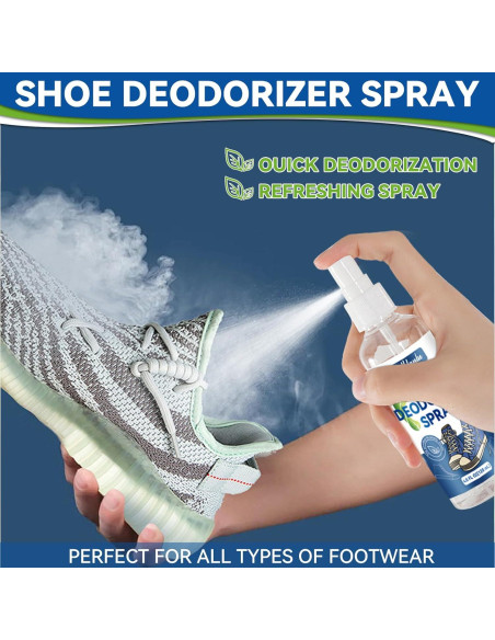 Spray Desodorante Natural para Zapatos Balldanlu 118 ml Spray Desodorante Natural para Zapatos Balldanlu 118 ml