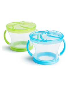 Tazas para Snacks Munchkin Snack Catcher 2 Piezas Azul Verde
