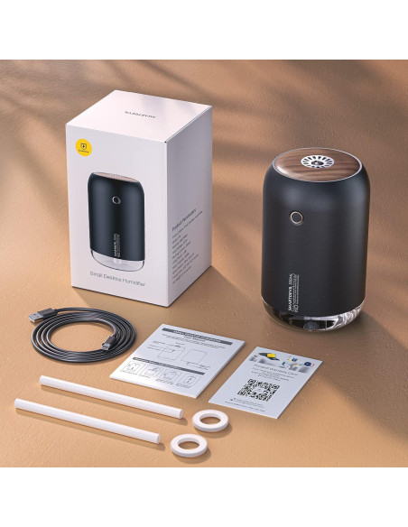 Humidificador Mini Portátil SMARTDEVIL 500ml USB Negro con Luz Nocturna Humidificador Mini Portátil SMARTDEVIL 500ml USB Negro con Luz Nocturna
