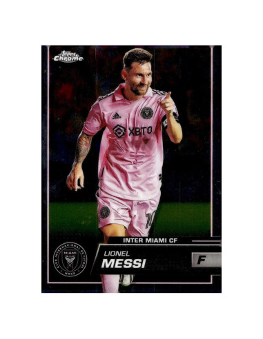 Tarjeta de colección Lionel Messi 2023 Topps Chrome