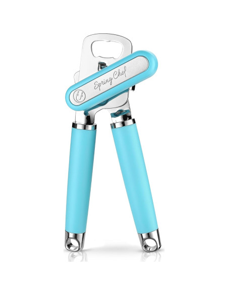 Abrelatas Manual Spring Chef Acero Inoxidable 22.23 cm Aqua Sky Abrelatas Manual Spring Chef Acero Inoxidable 22.23 cm Aqua Sky
