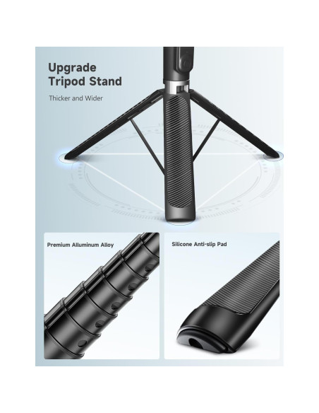 Trípode para Teléfono RISEOFLE 180 cm con Control Remoto Trípode para Teléfono RISEOFLE 180 cm con Control Remoto