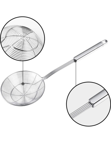 Colador Araña Skimmer Swify de Acero Inoxidable 14 cm Colador Araña Skimmer Swify de Acero Inoxidable 14 cm