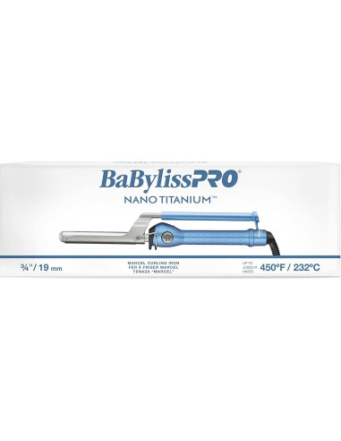 Rizador de Cabello BaBylissPRO Nano Titanium 1.9cm Profesional