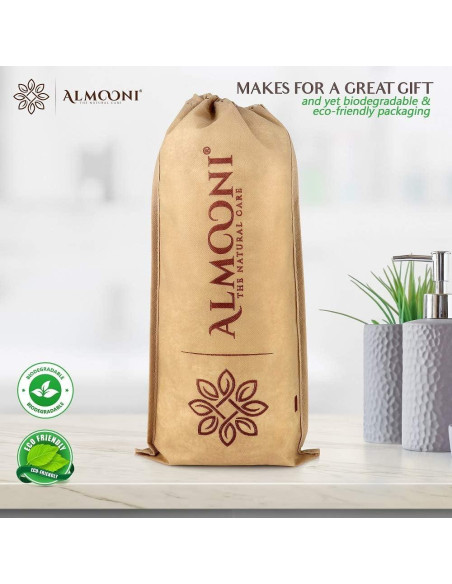 Esponja de Espalda Loofah Natural Almooni 96.5 cm Exfoliante Esponja de Espalda Loofah Natural Almooni 96.5 cm Exfoliante