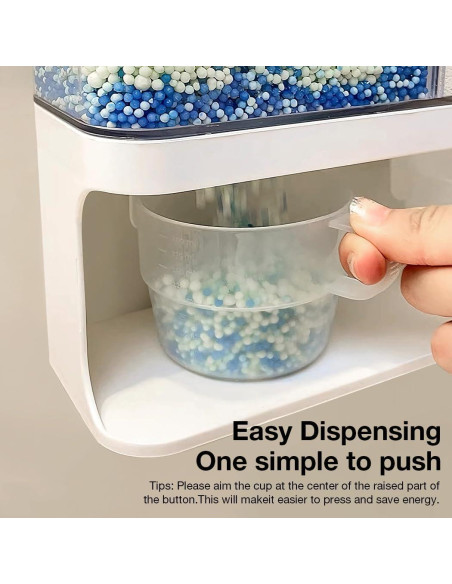 Dispensador de Perlas de Lavandería Conworld - 2.7 kg - Blanco Dispensador de Perlas de Lavandería Conworld - 2.7 kg - Blanco