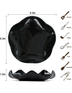 Soporte para Cucharas de Cerámica SVLX 13.5 cm Negro 2