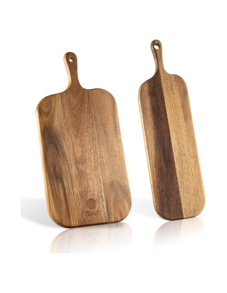 Juego de tablas de cortar de madera de acacia BF BILL.F 2 piezas Juego de tablas de cortar de madera de acacia BF BILL.F 2 piezas