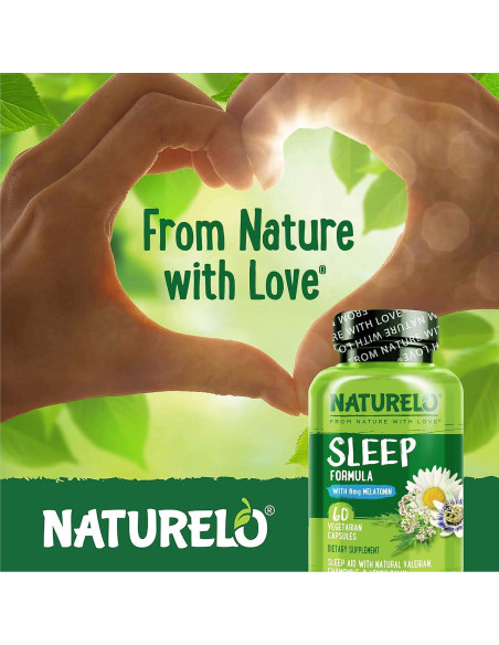 Suplemento Natural para Dormir NATURELO - 60 Cápsulas Veganas Suplemento Natural para Dormir NATURELO - 60 Cápsulas Veganas