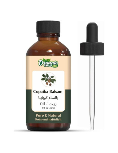 Aceite Esencial Puro de Balsamo de Copaiba 30ml - Organic Zing
