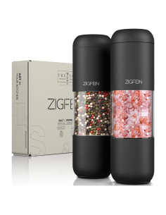 Juego de Molinillos de Sal y Pimienta ZIGFEIN Manual 196g