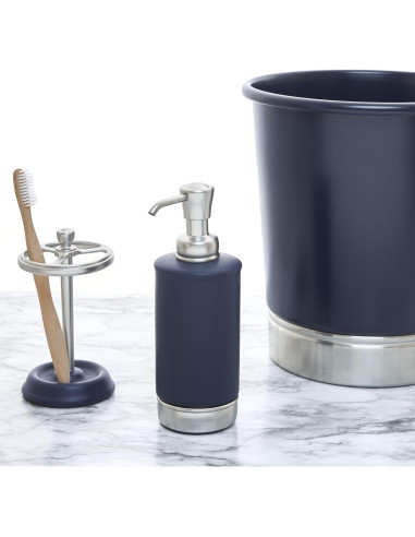 Soporte para Cepillos de Dientes iDesign York 3 Compartimentos