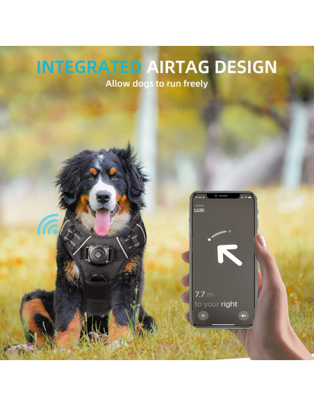 Arnés para Perros Furrigo AirTag Impermeable Reflectante S Arnés para Perros Furrigo AirTag Impermeable Reflectante S