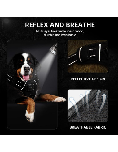 Arnés para Perros Furrigo AirTag Impermeable Reflectante S