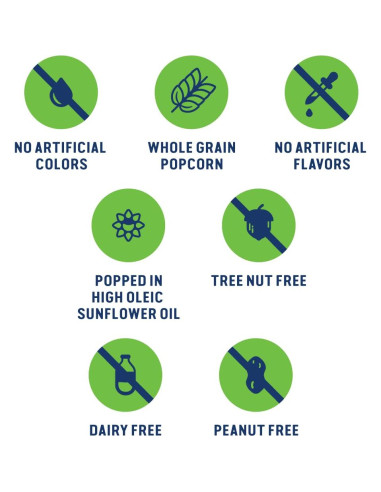 SkinnyPop Palomitas Lima de Aguacate 125g - Snack Sin Lácteos