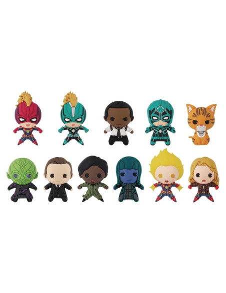 Clip de bolsa 3D Marvel Captain - Monogram - Sorpresa Clip de bolsa 3D Marvel Captain - Monogram - Sorpresa