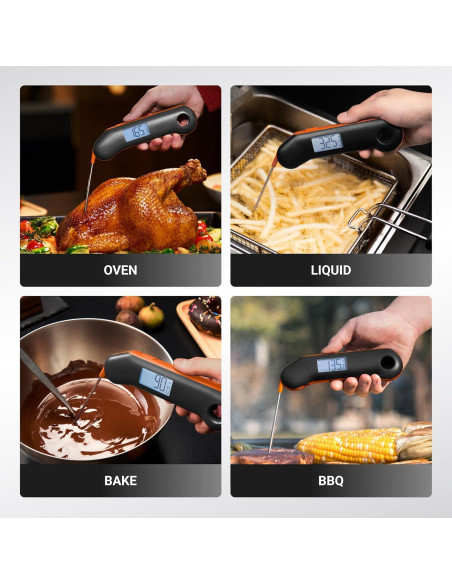 Termómetro de Carne ThermoMaven, Lectura Rápida 0.5s, IP67