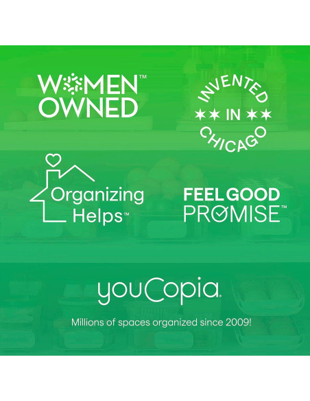 Cajón Organizador de Refrigerador YouCopia 38.35x15.49x14.22 cm Cajón Organizador de Refrigerador YouCopia 38.35x15.49x14.22 cm