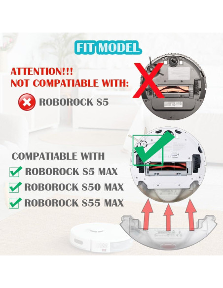 Tanque de Agua Ytaland para Roborock S5 MAX S50 S55 - Reemplazo Tanque de Agua Ytaland para Roborock S5 MAX S50 S55 - Reemplazo