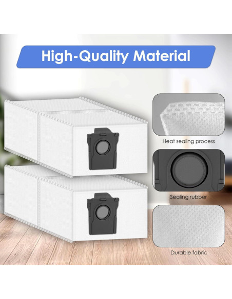 9 Bolsas de Reemplazo FILTERIST para Aspiradora Mova P50 Pro Ultra 9 Bolsas de Reemplazo FILTERIST para Aspiradora Mova P50 Pro Ultra