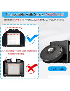 Kit de Repuesto para Aspiradora Robot Shark RV2310AE - 12 Piezas 2