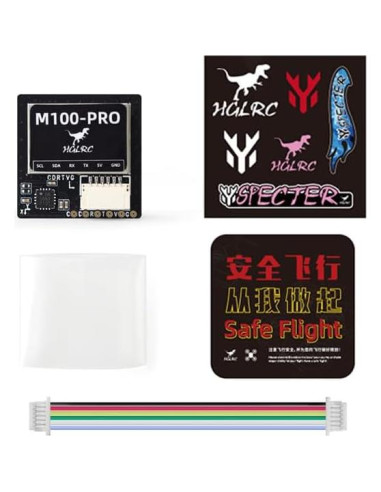 Brújula GPS HGLRC M100 Pro QMC5883L 120 Canales 7.9g