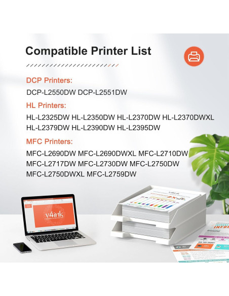 Tambor Compatible v4ink DR730 2PK para Brother HL y MFC Tambor Compatible v4ink DR730 2PK para Brother HL y MFC