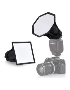 Softbox Plegable NEEWER 2 Pack 15cm Octagonal y 15x12.5cm Rectangular